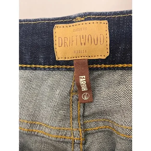 Driftwood Farrah Embroidered Flare Jeans Boho Floral Denim 30 Festival Western - Picture 4 of 11